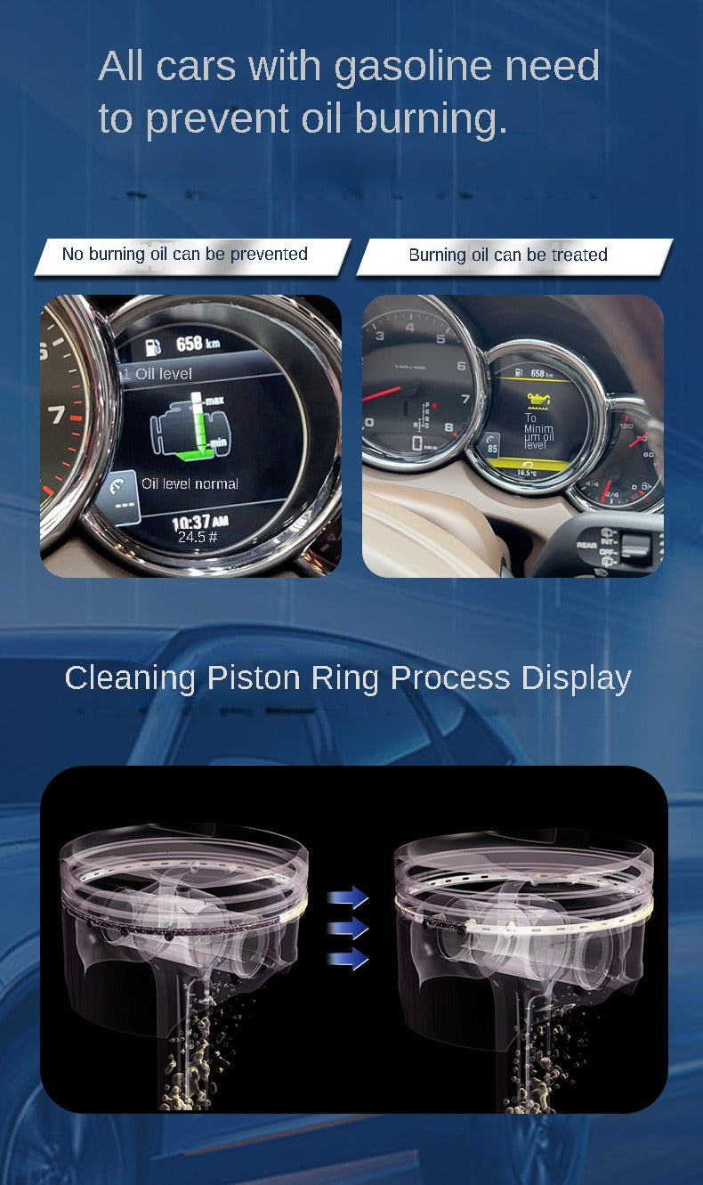 Master Miao Engine Care Additive, Sludge & Carbon Cleaner, Improve Engine Performance & Reduce Oil Burn