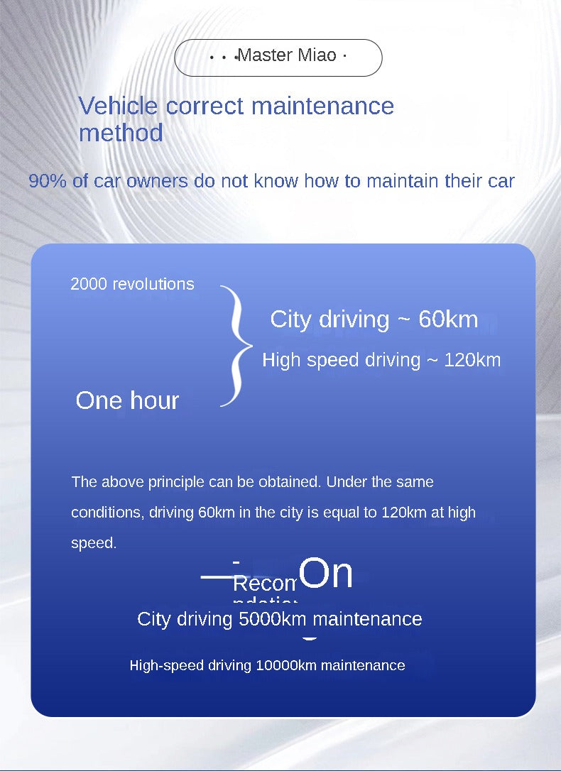 Master Miao Engine Care Additive, Sludge & Carbon Cleaner, Improve Engine Performance & Reduce Oil Burn