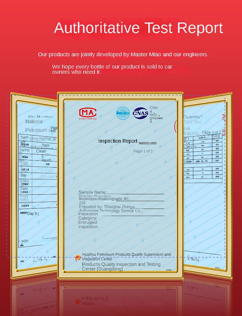 Master Miao 4-in-1 Engine Carbon Care & Fuel System Protector