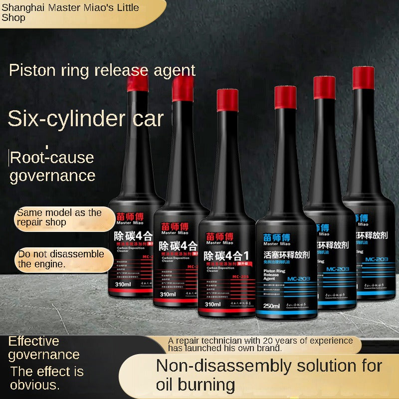 Master Miao Engine Care Additive, Sludge & Carbon Cleaner, Improve Engine Performance & Reduce Oil Burn